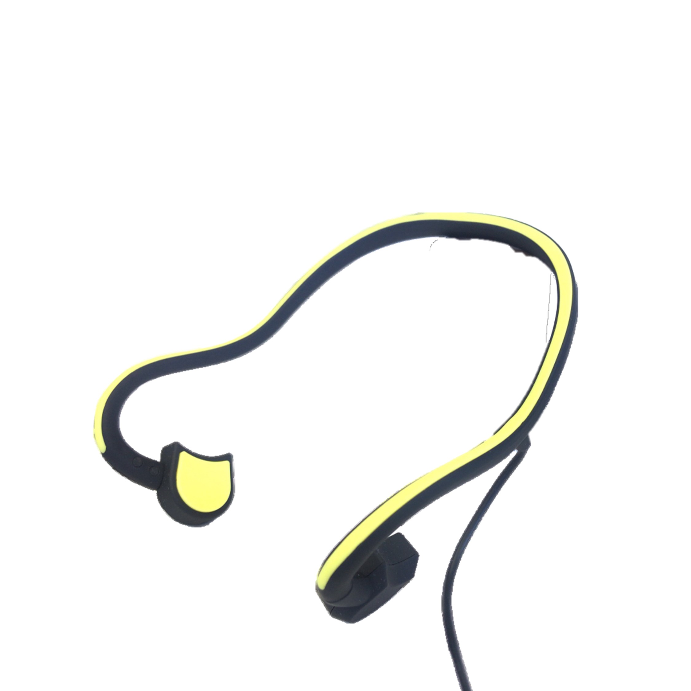 【スポーツの日】骨伝導イヤホン イエロー Bluetooth 軽量タイプ オープンイヤー 耳掛け式 eggBT