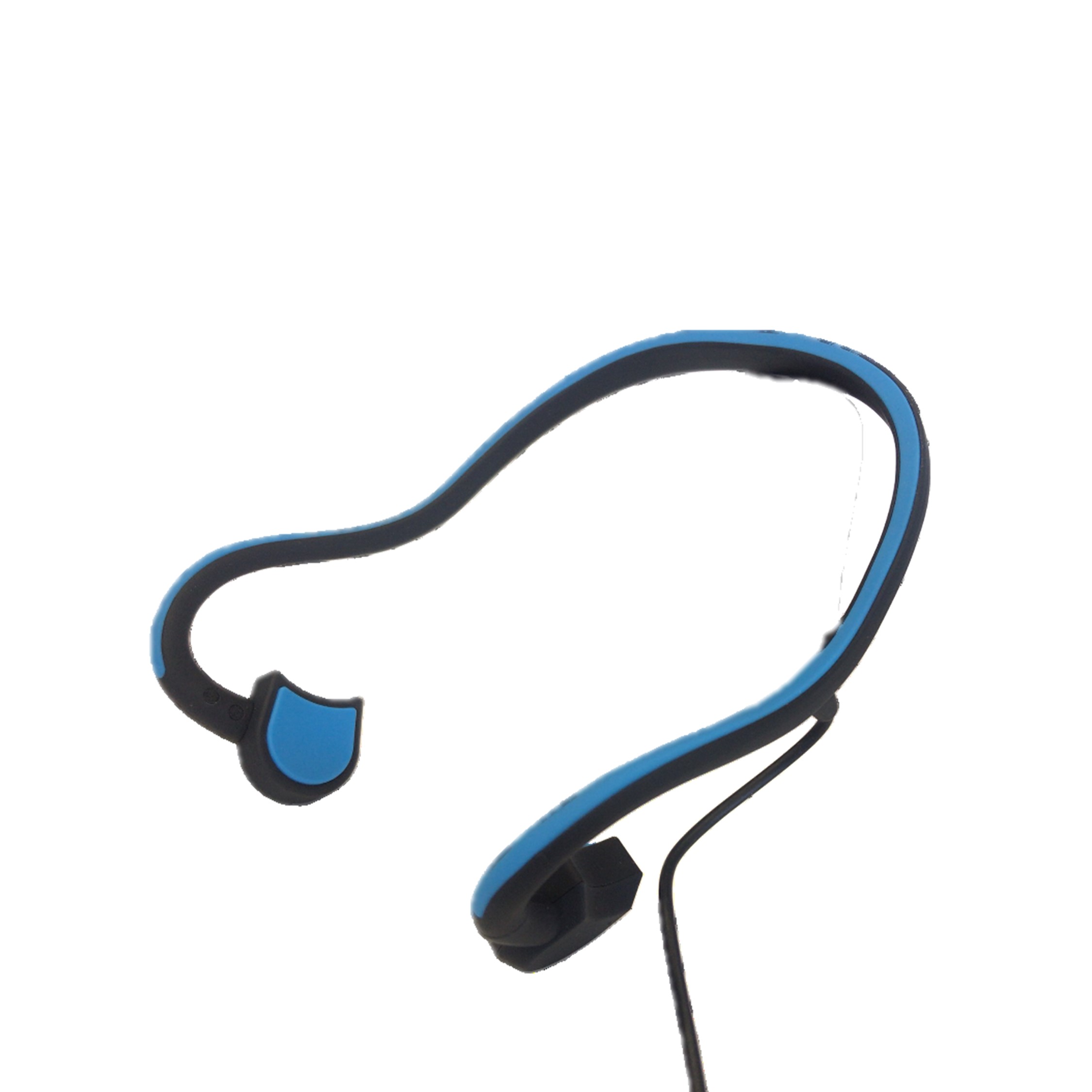 【スポーツの日キャンペーン】骨伝導イヤホン ブルー Bluetooth 軽量タイプ オープンイヤー 耳掛け式 eggBT